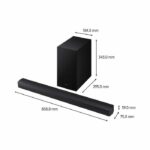 SAMSUNG HW-B66CF/XE - Series 3.1ch soundbar - 6.5'' wireless subwoofer - HP Central - Adaptive Sound Lite - Image 5