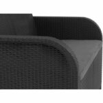 Allibert by KETER - Sanremo - garden sofa - in woven rattan look resin - graphite gray - Image 4