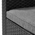 Garden armchair with cushion - resin - Allibert by Keter - Sanremo - Gray Graphite - Image 4