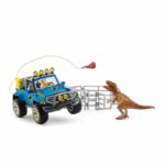 Schleich – All -terrain car with outpost Dino – 41464