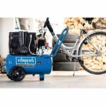 Silent horizontal two-cylinder air compressor Scheppach HC25Si - 24 L - 1100W - 8 bar - 1.5 HP - Image 2