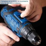 SCHEPPACH drill-screwdriver - 20V IXES - 50 Nm 13mm chuck + 2 batteries + charger + 74 accessories + Case - C-DTB74/2-X - Image 5