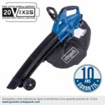 SCHEPPACH BC-BLV720-X 20V IXES cordless leaf blower/vacuum - Flow rate 210km/h - 45L - without battery or charger - Image 2