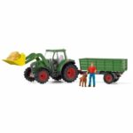 SCHLEICH - Tractor with trailer - 42608 - Farm World range - Image 2