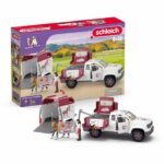Mobile Veterinary Set with Trailer, SCHLEICH 42704 Horse Club