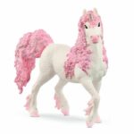 Flowery Unicorn Mare Figurine, SCHLEICH 70831 Bayala, Ages 4 and up