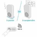 Wireless chime - OneBell 100 - SCS SENTINEL - 100m range - 15 melodies - IP55 - Image 3