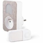 Chime - SCS SENTINEL - SONE + Stylish - CSF0108 - Wireless & battery-free - Integrated socket