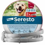 Seresto Large Dog Anti-Puaces and Anti-Tiques necklace +8kg 2 units