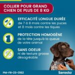 Seresto Large Dog Anti-Puaces and Anti-Tiques necklace +8kg 2 units - Image 3