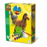 Casting and painting – Horse – SES CREATIVE – Latex mold, drying rack, plaster, paint and brush included
