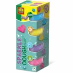 Feel good modeling clay - Glittery (4x90gr) - SES CREATIVE