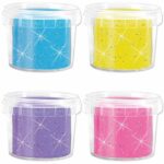 Feel good modeling clay - Glittery (4x90gr) - SES CREATIVE - Image 5