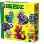 Ironing beads - Dragons - SES CREATIVE - Make 3 types of 3D dragons.