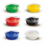 Gouache (6x45ml) - SES CREATIVE - Six colors: red, blue, white, black, green and yellow. - Image 5