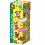 FunDo Play Dough - Farm Animals (3x90gr-1x40gr) - SES CREATIVE - Interactive for young children.