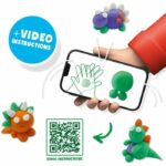 FunDo Modeling Clay - Dinosaurs (3x90gr-1x40gr) - SES CREATIVE - Interactive for young children. - Image 3