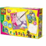 Casting and painting - Canvases for painting princesses 3x - Creative hobbies - SES CREATIVE - Create 3 princess paintings.