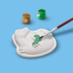 2 in 1 Dinosaurs - Molding, painting and scratching - Creative hobbies - SES CREATIVE - Mold, paint and scratch dinosaurs. - Image 2
