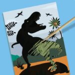 2 in 1 Dinosaurs - Molding, painting and scratching - Creative hobbies - SES CREATIVE - Mold, paint and scratch dinosaurs. - Image 5