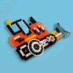 Ironing beads - Construction trucks - SES CREATIVE - Create 5 types of construction vehicles. - Image 3