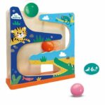 Wooden ball circuit - Crocodile - SES CREATIVE - Image 2
