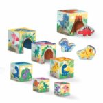 Stacking tower with dinosaur figures - Skill game - SES CREATIVE - Stacking tower with 3 dinosaur figures. - Image 6