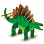 Glow in the Dark Wooden Dinosaur - Craft Kit - SES CREATIVE - Make your own glow in the dark dinosaur. - Image 4