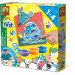 My first - Finger painting - Animals - SES CREATIVE - Paint 8 cards of happy animals.