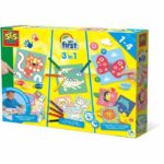 SES CREATIVE – My first – 3 in 1 Finger painting, coloring and sticker shapes