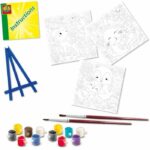 Painting by number on canvas - 3 forest animals - SES CREATIVE - Image 4