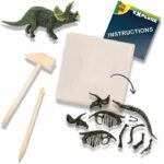 2 in 1 Dinosaur and Skeleton Dig - Triceratops - SES CREATIVE - Image 2