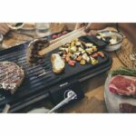 Adjustable plancha up to 230°C - SEVERIN PG8564 - Removable non-stick plate - Electric grill with grease collector - Black - Image 4
