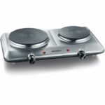 Severin DK1014 posable cast iron hob - stainless steel