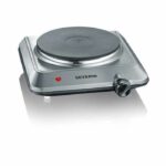 Severin KP1092 Molding - Electric plate 1 500W - Diameter 18 cm - Adjustable thermostat - Ideal Small Kitchen / Stainless steel spaces - Image 2