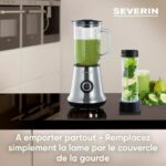 Severin SM3737 Classic Blender with Mix & Go - Stainless steel nutrient extractor - Image 6