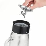 Severin SM3734 Blender, Glass container of 1L removable, 2 speeds + Pulse function, 22,000 rpm, cable range, stainless steel / black - Image 3
