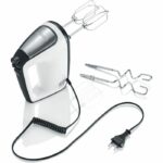 SEVERIN HM3830 Electric mixer: mix, beat, knead - 5 speeds + turbo function, 1600 rpm, 2 whisks and stainless steel hooks - Image 2
