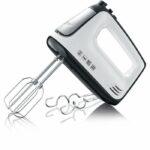 SEVERIN HM3830 Electric mixer: mix, beat, knead - 5 speeds + turbo function, 1600 rpm, 2 whisks and stainless steel hooks - Image 5