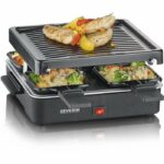 SEVERIN Raclette Grill 4 people compact, easy to store, ideal for small households, cooking surface 21 x 21cm, RG 2370