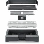 Severin - PG8567 - Electric table barbecue, 2,200 W, cast aluminum cast iron, smoke and smell water tank, Noi – Bild 2