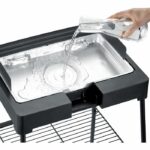 Severin - PG8568 - Electric feet barbecue, 2,200 W, aluminum cast iron grid, smoke and smell water tank, no - Image 4