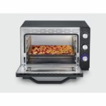 Severin to 2073 Posable oven xxl with rotating heat 60 L with pizza stone and turns, 2,200 W, 120 min timer, black/stainless steel – Bild 4