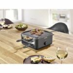 Raclette Grill - SEVERIN - RG2360 - 4 people - Compact - Plate 24 x 24 cm - Includes 4 pans and spatulas - Black – Bild 3
