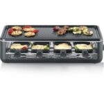 Raclette machine - SEVERIN - RG2365 - 8 people - Ceramic cooking plate 48 x 24 cm - Raclette grill 1300 W - Black – Bild 4