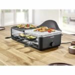Raclette Grill - SEVERIN - RG2366 - 8 people - Natural Stone and Reversible Cooking Plate - 8 pans - Black – Bild 2