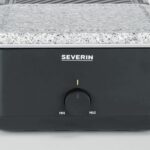 Raclette Grill - SEVERIN - RG2366 - 8 people - Natural Stone and Reversible Cooking Plate - 8 pans - Black – Bild 3