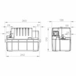 Condensate lifting pump - SFA - Sanicondens Eco V02 - Boiler / Air conditioning - 45 dBA - 2 inlets - Image 4
