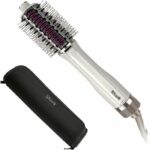 Shark Styling Brush Shark SmoothStyle Heated Brush and Smoothing Comb White Silver