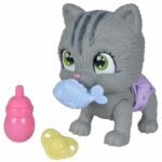 Smoby - Pamper Petz - Cat to adopt - 4 accessories - Articulated - Wood and pee - Adoption certificate - From 3 years old - Image 2
